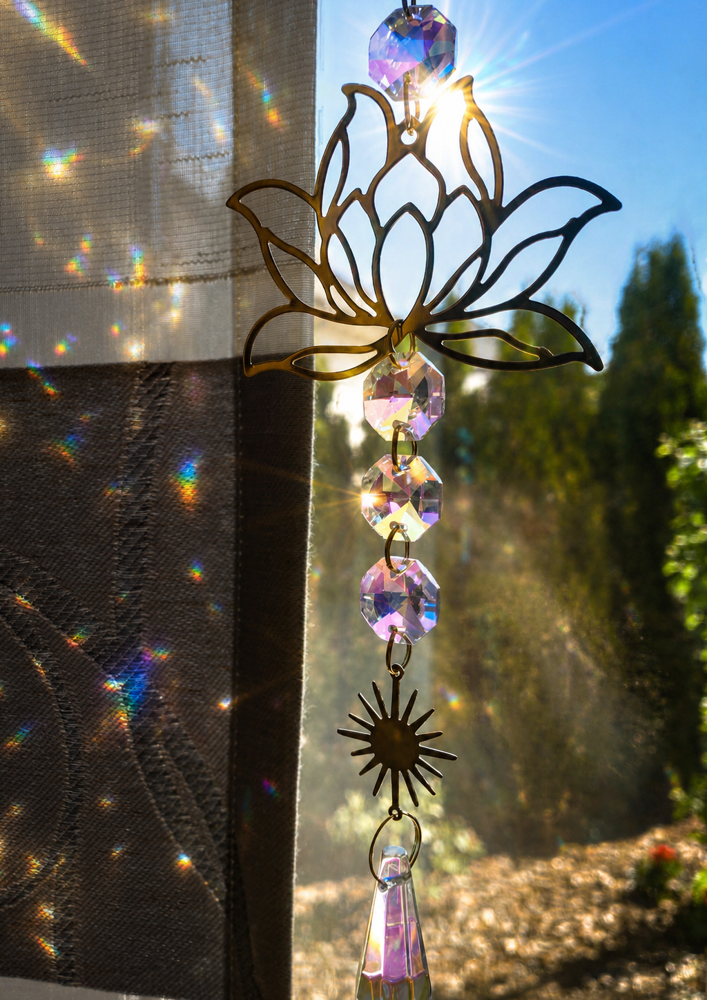 Lotuszauber Sonnenfänger – Lichtreflexe & Wohnzimmer Deko | PerlRitH