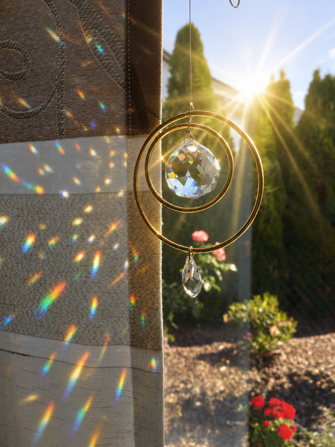 Kristall-Sonnenfänger – Magische Lichtmomente für dein Zuhause