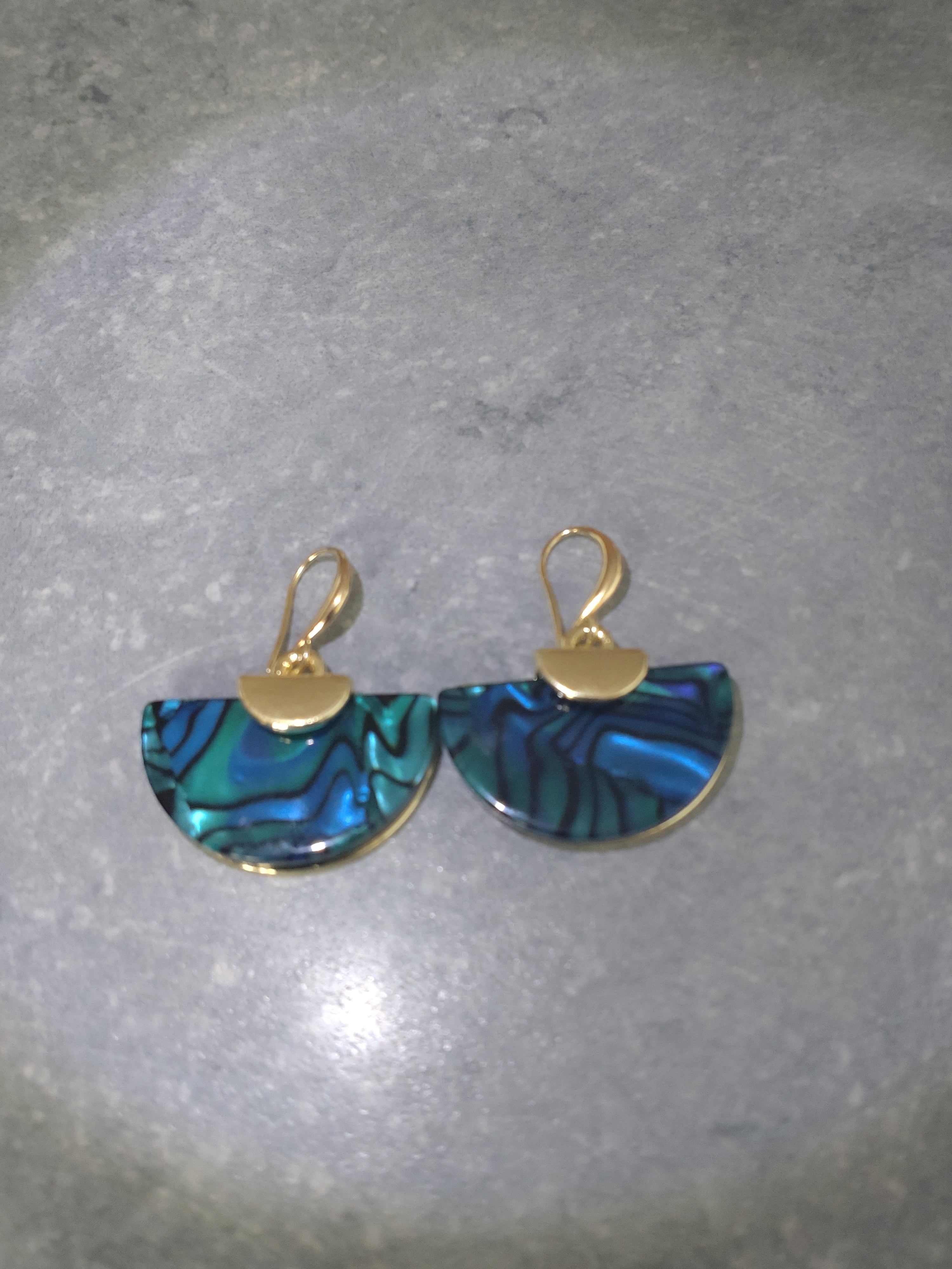 Retro Ohrhänger Fächerform – Modischer Metallschmuck für Damen | Perl.RitH
