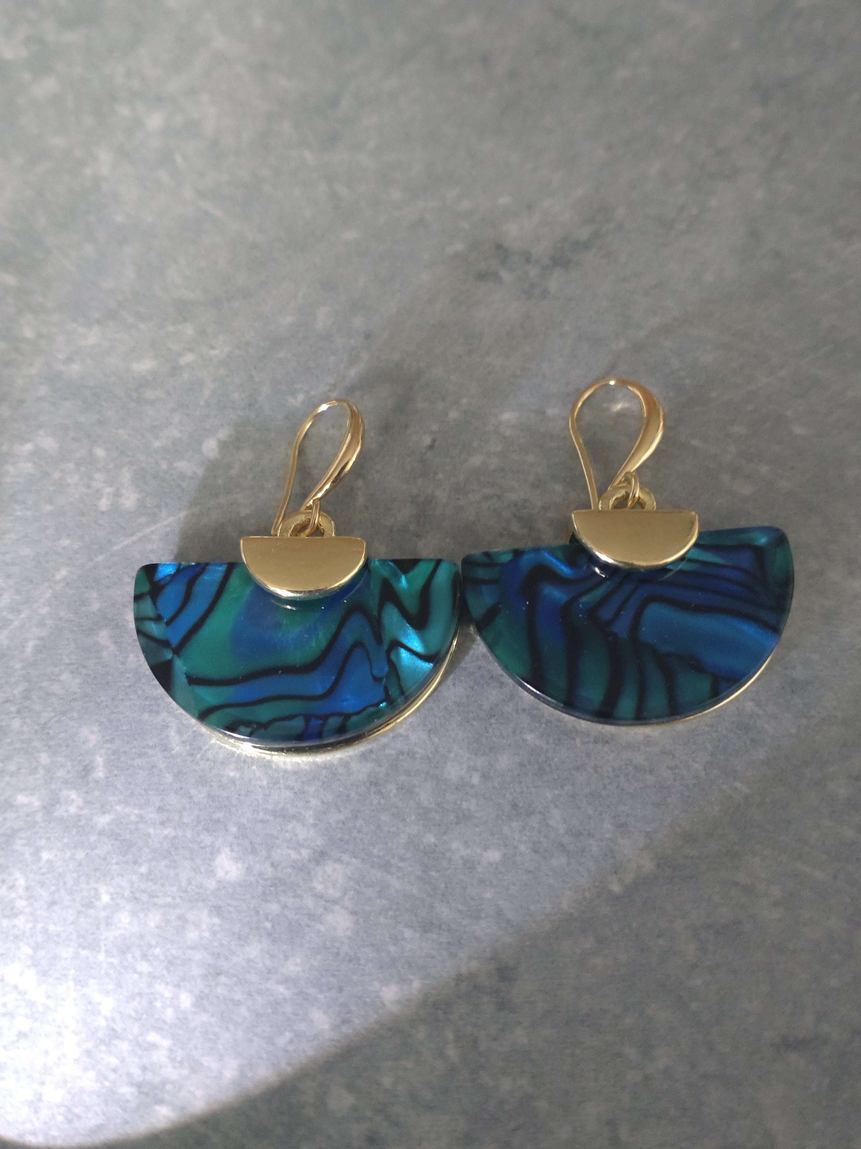 Retro Ohrhänger Fächerform – Modischer Metallschmuck für Damen | Perl.RitH