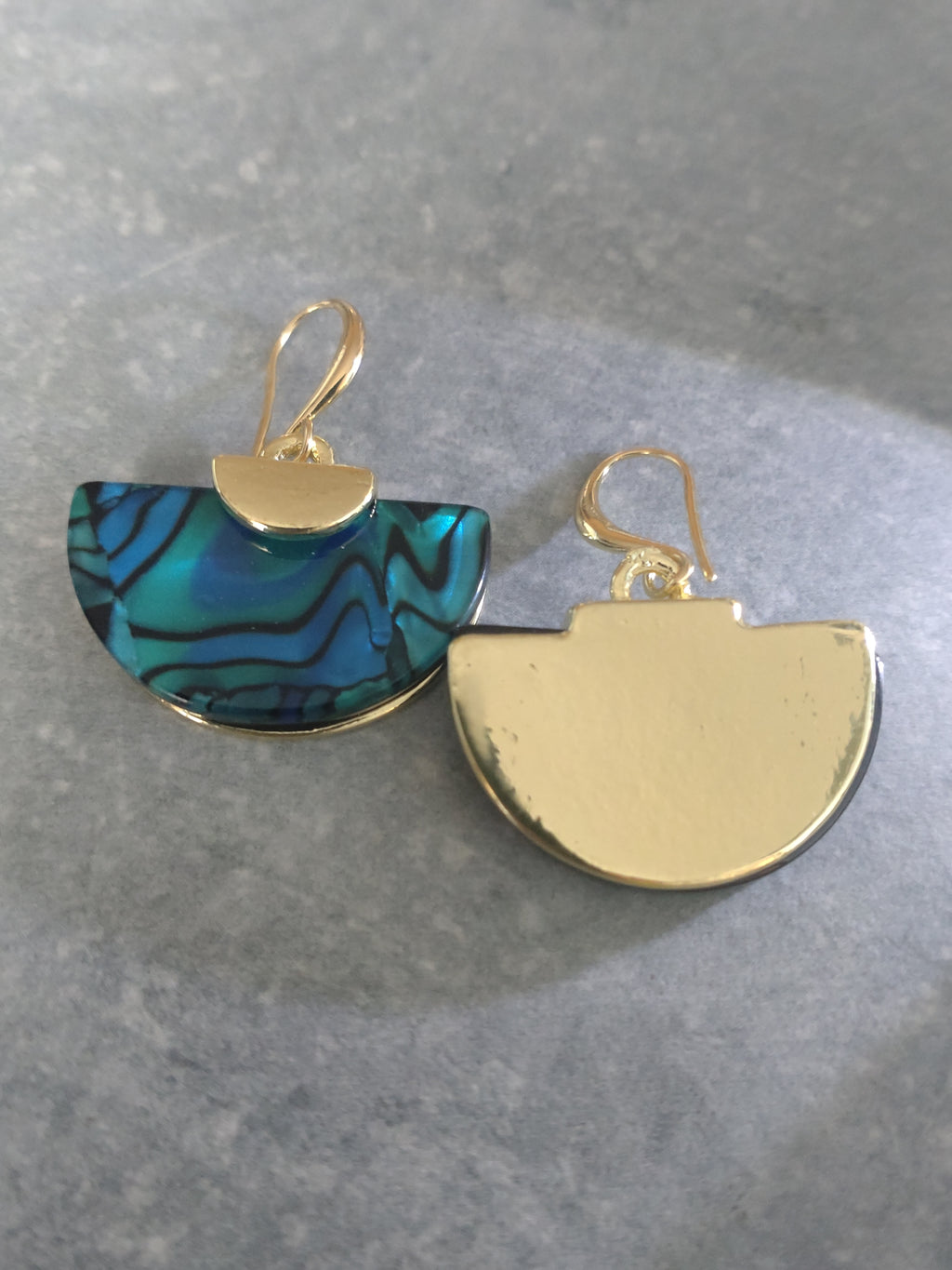 Retro Ohrhänger Fächerform – Modischer Metallschmuck für Damen | Perl.RitH