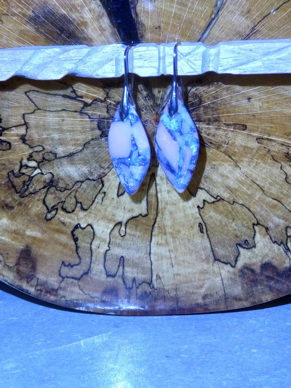 Meeressediment Jaspis Ohrringe – Boho Heilstein Schmuck | Perl.RitH