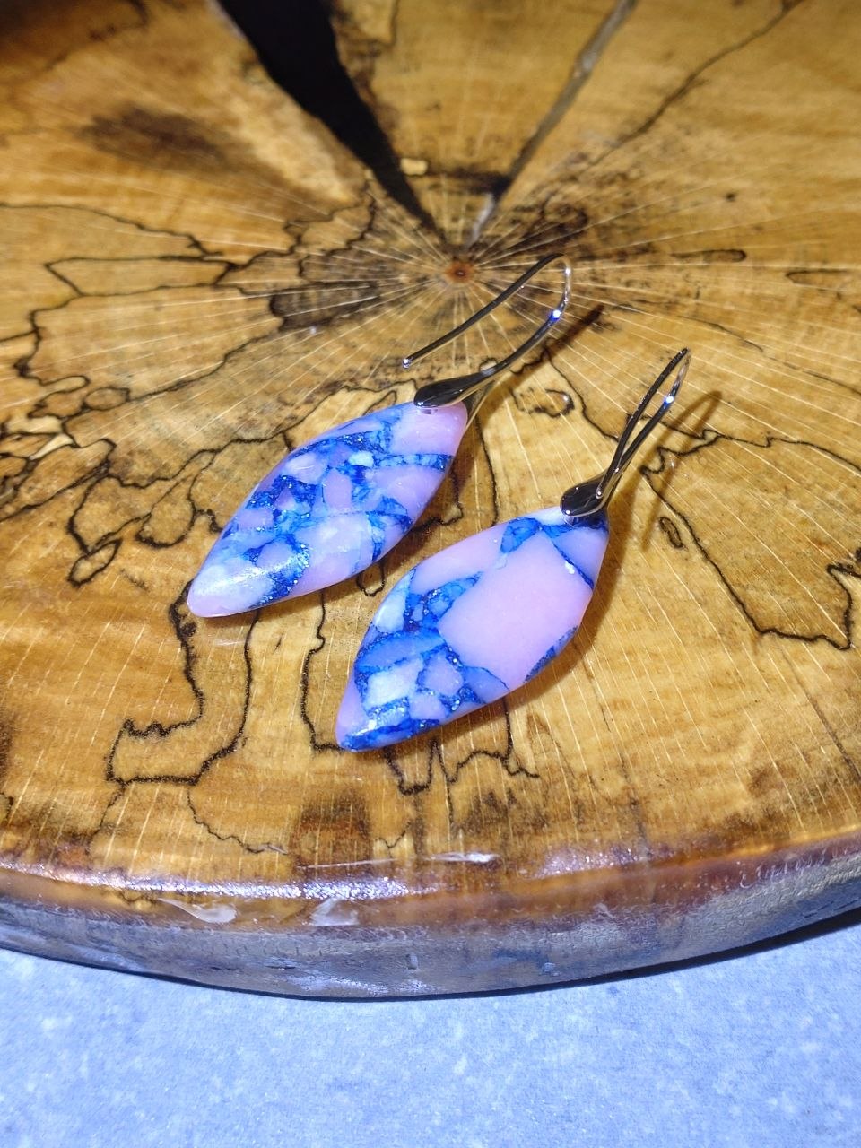Meeressediment Jaspis Ohrringe – Boho Heilstein Schmuck | Perl.RitH