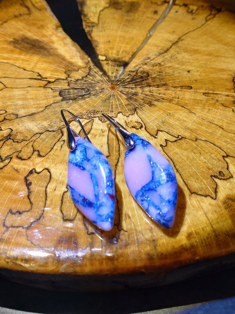 Meeressediment Jaspis Ohrringe – Boho Heilstein Schmuck | Perl.RitH