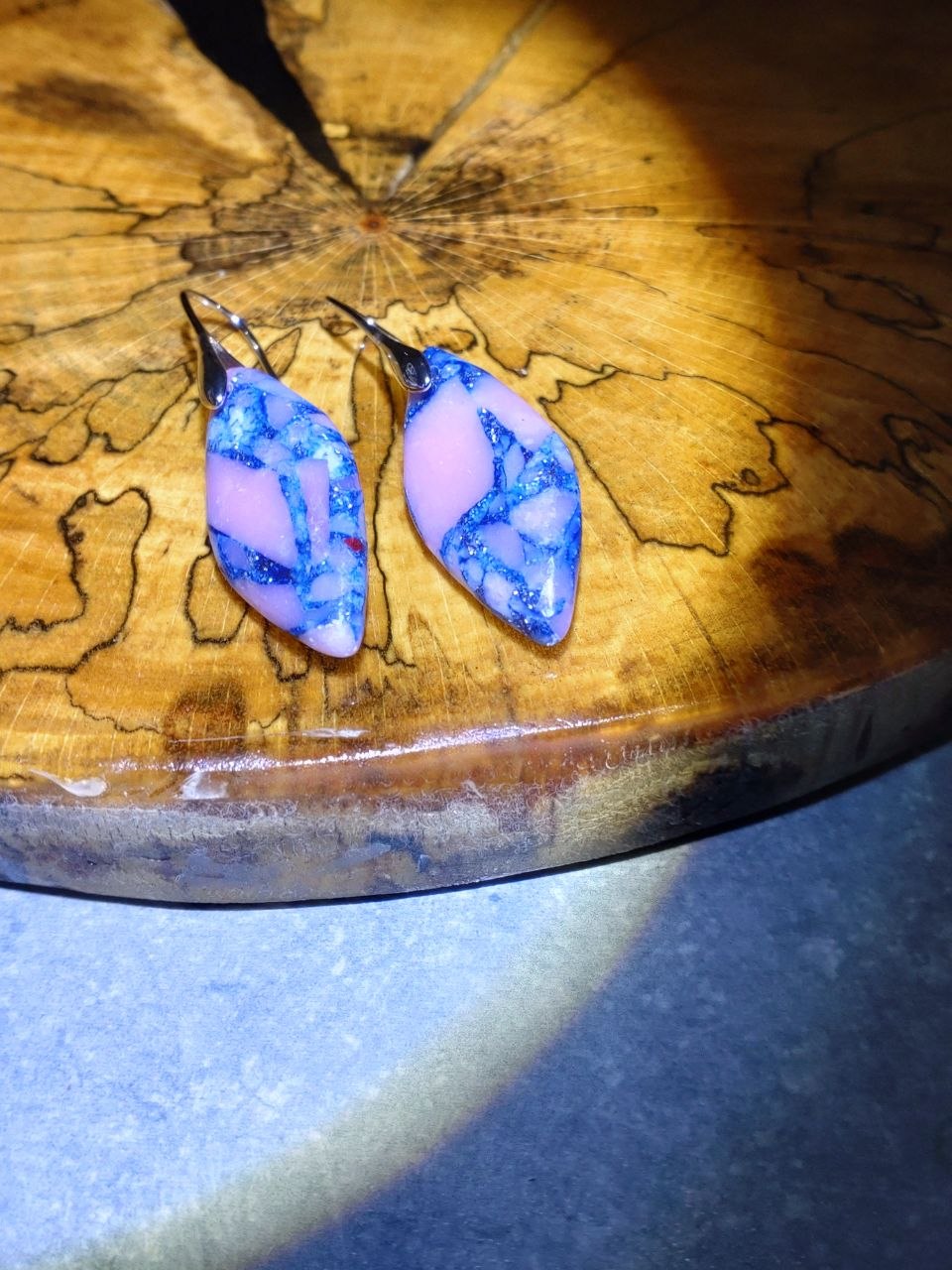 Meeressediment Jaspis Ohrringe – Boho Heilstein Schmuck | Perl.RitH
